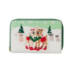 Picture of Loungefly Rudolph The Red Nosed Reindeer - Rudolph Merry Couple Zip Around Wallet (RRSWA0001)