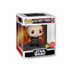 Picture of Funko Pop! Deluxe: Disney Star Wars - Red Saber Series Vol.1 - Darth Tyranus (Glows in the Dark) (Gamestop Exclusive) #522 Vinyl Figure