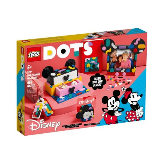 Picture of LEGO® DOTS: Disney Mickey Mouse & Minnie Mouse Back-To-School Project Box (41964)