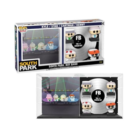 Picture of Funko Pop! Albums Deluxe: South Park Boy Band - Kyle / Stan / Cartman / Kenny Boyband (The #1 Smash Hit) #42 Vinyl Figures