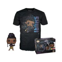 Picture of Funko Pop! & Tees (Adult): Marvel Black Panther - Shuri (Glows in the Dark) Bobble-Head Vinyl Figure & T-Shirt (M)