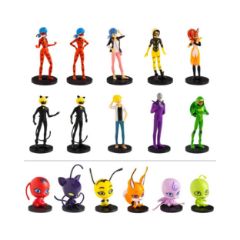 Picture of P.M.I. Miraculous Pencil Toppers - 5 Pack -including 1 hidden character (S1) (Random) (MLB2040)