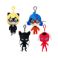 Picture of P.M.I. Miraculous Clip On Plush Characters (S1) (Random) (MLB7004)