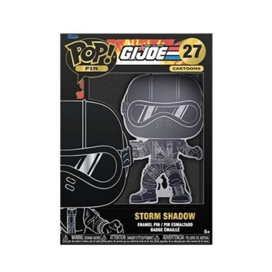 Picture of Funko Pop! Cartoons Pin: GI Joe - Snake Eyes* #27 Large Enamel Pin (GIJPP0006)