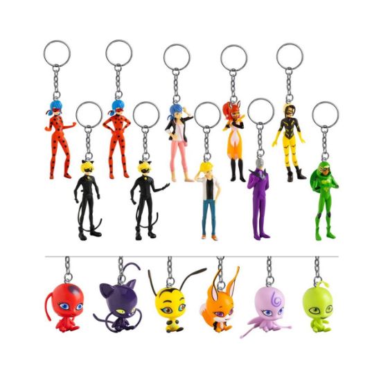 Picture of P.M.I. Miraculous Figural Keychain - 1 Pack (S1) (Random) (MLB8010)