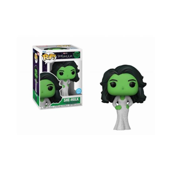 Picture of Funko Pop! Marvel: She-Hulk - She-Hulk (Glitter) #1127 Bobble-Head Vinyl Figure