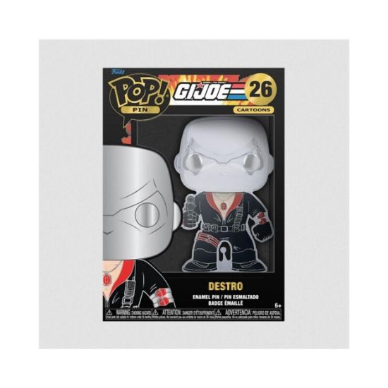 Picture of Funko Pop! Cartoons Pin: GI Joe - Destro #26 Large Enamel Pin (GIJPP0003)