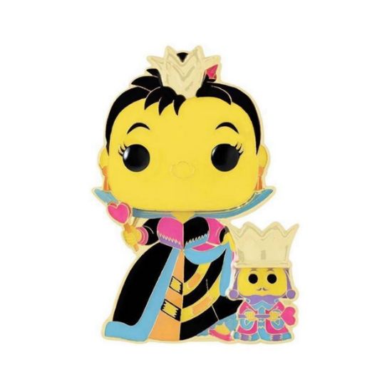 Picture of Funko Pop! Pin: Disney Alice - Queen and King of Hearts #19 Large Enamel Pin