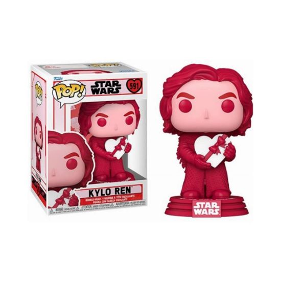 Picture of Funko Pop! Disney Star Wars: Valentines S3 - Kylo Ren #591 Bobble-Head Vinyl Figure