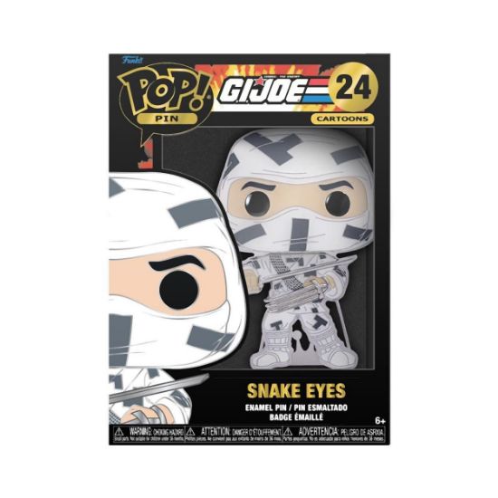 Picture of Funko Pop! Cartoons Pin: GI Joe - Storm Shadow (Glows in the Dark) #24 Large Enamel Pin (GIJPP0001)