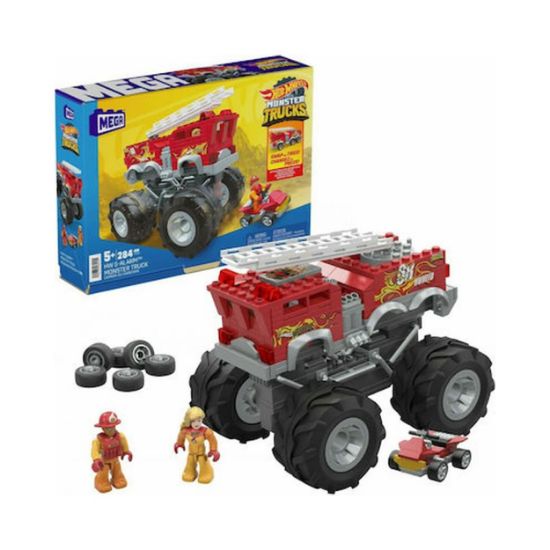 Picture of Mattel Mega Bloks Hot Wheels Monster Trucks: HW 5-Alarm Monster Truck (HHD19)