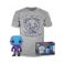 Picture of Funko Pop! & Tee (Adult): Marvel Guardians of the Galaxy Volume 3 - Drax (Blacklight) (Special Edition) Vinyl Figure and T-Shirt (XL)