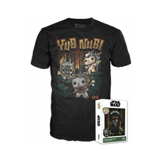 Picture of Funko Boxed Tees: Disney Star Wars Return of the Jedi - Village of Ewoks (L)