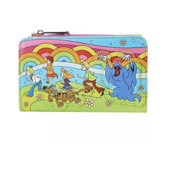 Picture of Loungefly Scooby Doo - Psychedelic Monster Chase Gitd Flap Wallet (SBDWA0005)