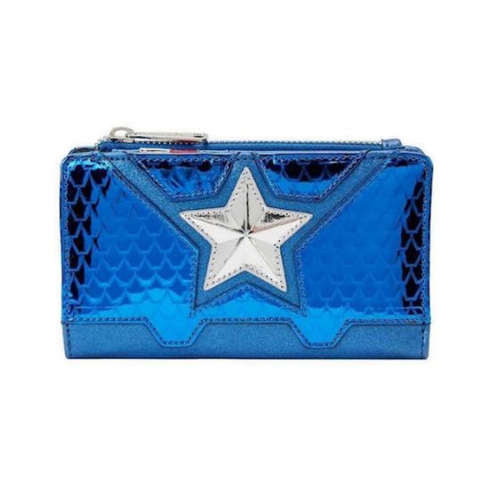 Picture of Loungefly Marvel: Captain America - Shine Cosplay Flap Wallet (MVWA0197)