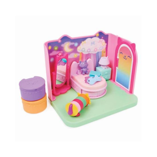 Picture of Spin Master Gabby's Dollhouse: 'Pillow Cat' Sweet Dreams Bedroom Deluxe Room Set (20130505)