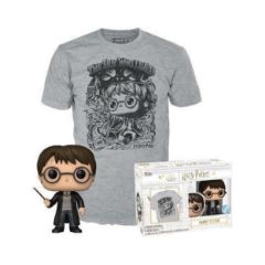 Picture of Funko Pop! & Tees (Adult): Harry Potter - Harry Potter Vinyl Figure and T-Shirt (M)