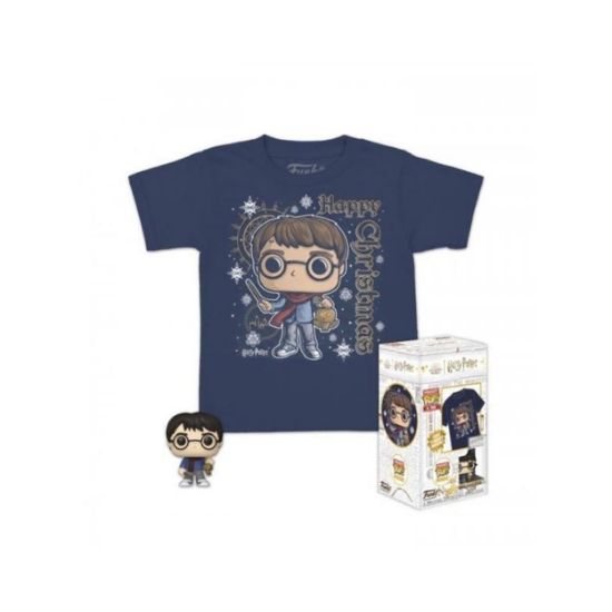 Picture of Funko Pocket Pop! & Tee (Child): Harry Potter - Holiday Harry Vinyl Figure & T-Shirt (XL)