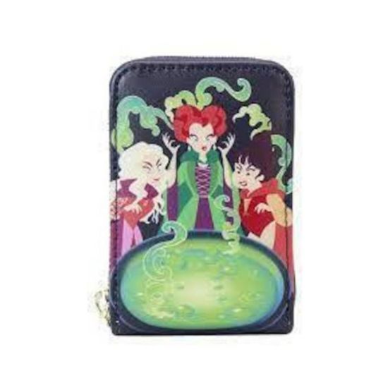 Picture of Loungefly Disney: Hocus Pocus - Sanderson Sisters Cauldron Accordion Wallet (WDWA2631)