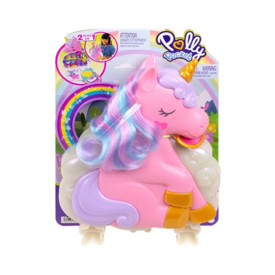 Picture of Mattel Polly Pocket Mini - Rainbow Unicorn Salon (HKV51)