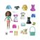 Picture of Mattel Polly Pocket: Medium Pack - Painting Dark Skin Doll with Pet (HKV91)