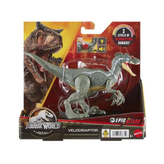 Picture of Mattel Jurassic World: Epic Attack - Velociraptor (HNC11)