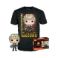 Picture of Funko Pop! & Tee (Adult): My Hero Academia - Katsuki Bakugo (Metallic) (Special Edition) Vinyl Figure & T-Shirt (M)