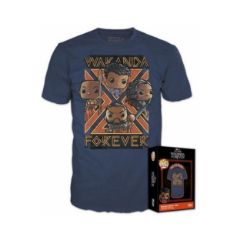 Picture of Funko Boxed Tee: Marvel Black Panther Wakanda Forever T-shirt (M)