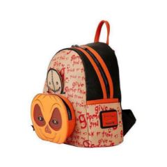 Picture of Loungefly Egendary Pictures: Trick R Treat - Pumpkin Cosplay Mini Backpack (TRTBK0008)