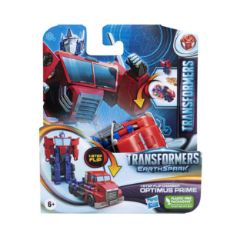 Picture of Hasbro Transformers: Earthspark 1-Step Flip Changer - Optimus Prime Action Figure (F6716)