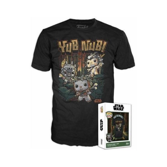 Picture of Funko Boxed Tees: Disney Star Wars Return of the Jedi - Village of Ewoks (M)