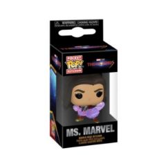 Picture of Funko Pocket Pop!: The Marvels - Ms. Marvel Bobble-Head Vinyl Figure Keychain