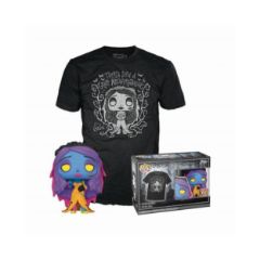 Picture of Funko Pop! & Tee (Adult): Tim Burton's Corpse Bride - Emily (Blacklight) Vinyl Figure and T-Shirt (S)