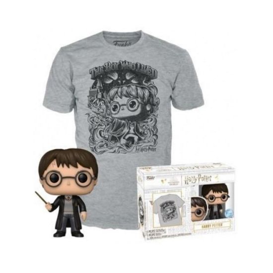 Picture of Funko Pop! & Tees (Adult): Harry Potter - Harry Potter Vinyl Figure and T-Shirt (L)