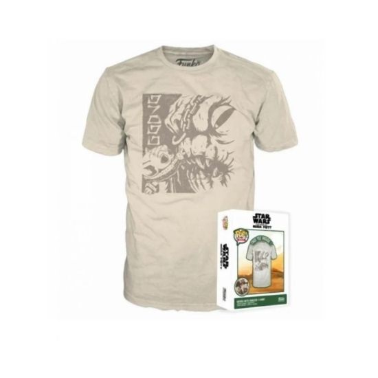 Picture of Funko Boxed Tee: Disney Star Wars The Book of Boba Fett - Grogu with Rancor (M)