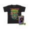 Picture of Funko Pocket Pop! & Tee (Child): Teenage Mutant Ninja Turtles Mutant Mayhem - Michelangelo Vinyl Figure and T-Shirt (L)