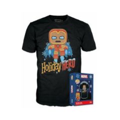 Picture of Funko Boxed Tee: Marvel - Gingerbread Iron Man (L)