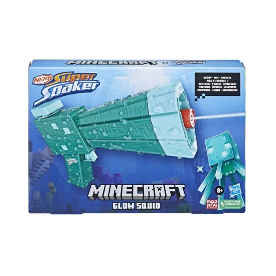 Picture of Hasbro Nerf Super Soaker: Minecraft - Glow Squid (F7600)