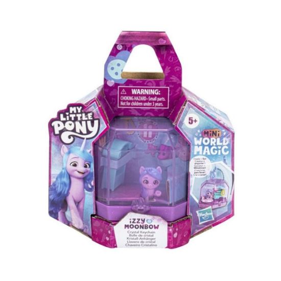 Picture of Hasbro My Little Pony: Mini World Magic - Izzy Moonbow Crystal Keychain (F5244)