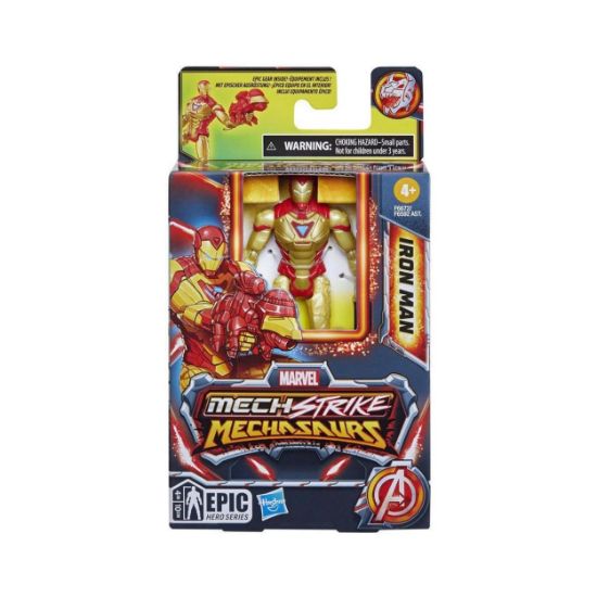 Picture of Hasbro Marvel Mech Strike: Mechasaurus - Iron Man (6") Action Figure (F6672)