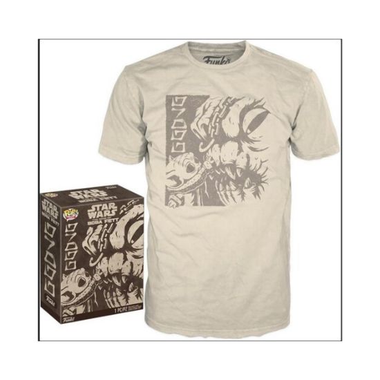 Picture of Funko Boxed Tee: Disney Star Wars The Book of Boba Fett - Grogu with Rancor T-Shirt (S)