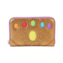 Picture of Loungefly Marvel Thanos - Shine Gauntlet Zip Around Wallet (MVWA0208)