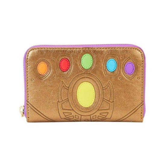 Picture of Loungefly Marvel Thanos - Shine Gauntlet Zip Around Wallet (MVWA0208)