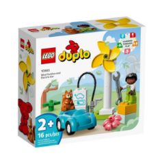 Picture of LEGO® DUPLO® Town: Wind Turbine and Electric Car (10985)