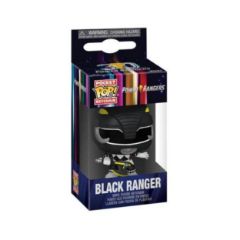 Picture of Funko Pocket Pop! Power Rangers - Black Ranger Vinyl Figure Keychain