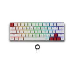 Picture of Spartan Gear - Pegasus 2 RGB Wired & Wireless 63 keys Mechanical Gaming Keyboard (color: White)