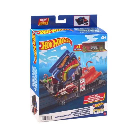 Picture of Mattel Hot Wheels City - Fuel Station Shift Track Set (HKX45)