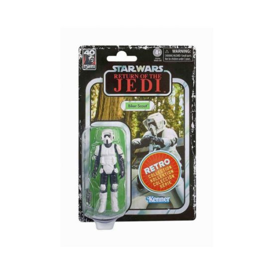 Picture of Hasbro Fans - Disney Star Wars: Return of the Jedi Retro Collection - Biker Scout Action Figure (10cm) (F7279)