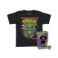 Picture of Funko Pocket Pop! & Tee (Child): Teenage Mutant Ninja Turtles - Michelangelo Vinyl Figure and T-Shirt (XL)