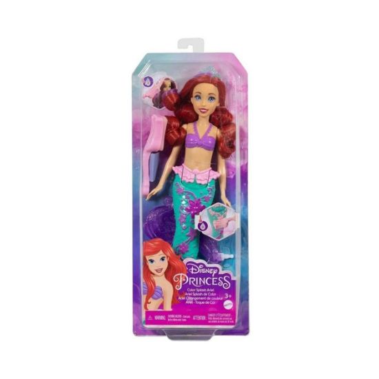 Picture of Mattel Disney: Barbie Princess - Color Splash Ariel Mermaid Doll (HLW00)